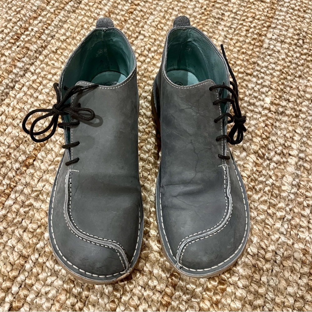 Taum Artesano Boots Women’s Size 9 Us/40EU , grey Leather Ankle lace up